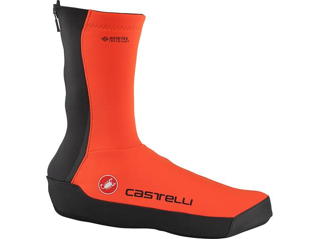 Castelli Intenso UL Shoecover Überschuhe - L fiery red/savile blue