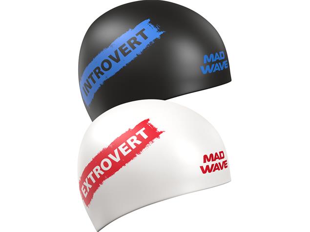 Mad Wave Introvert Reversible Silikon Badekappe - black