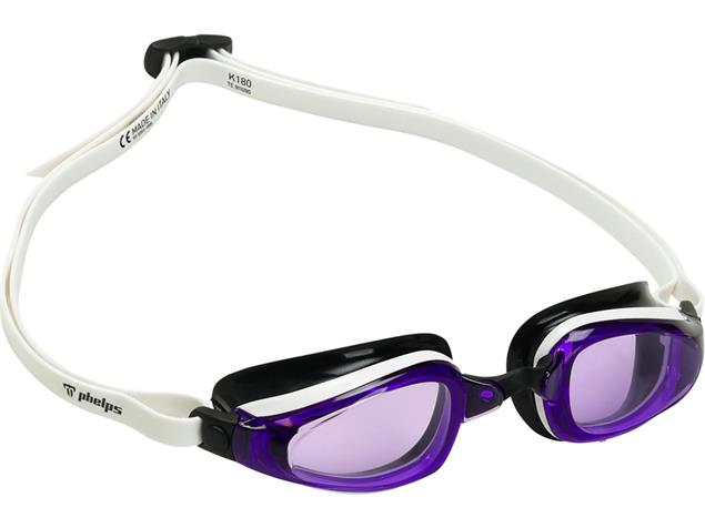 Phelps K180 Schwimmbrille Smal Fit Lady - white-black/violet