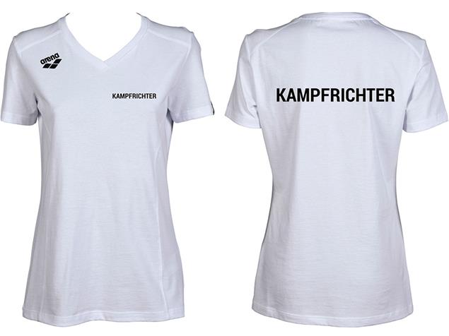 Arena Kampfrichter Damen Baumwoll T-Shirt Team Line 004892