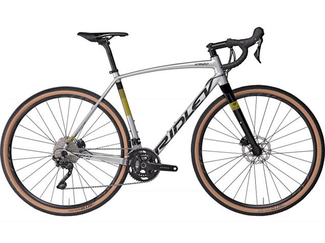 Ridley Kanzo A GRX 600 2x11 Gravel Roadbike - XS silver glossy