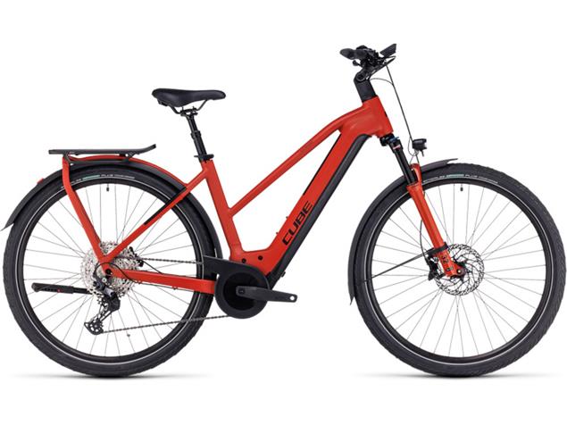 Cube Kathmandu Hybrid EXC 750 Trapeze Trekkinrad Elektrorad - 50/S red'n'black