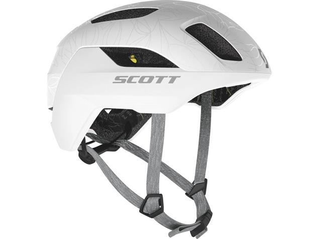 Scott La Mokka Plus Sensor 2024 Helm - L ice white