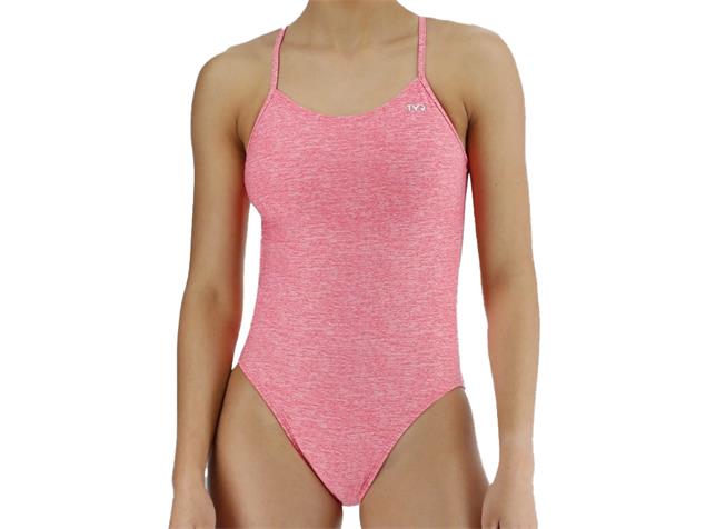 TYR Lapped Solid Badeanzug Cutoutfit - 36 pink