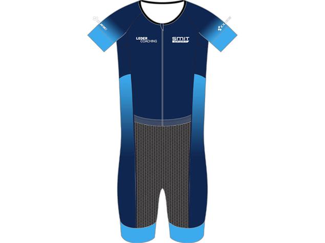 Leder Coaching Smit Sport Herren Triathlon Kurzarm-Body - XL