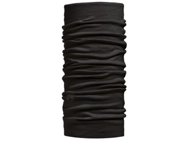 Buff Lightweight Merino Wool Schlauchtuch - solid black