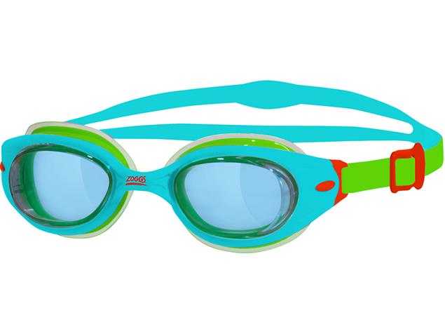 Zoggs Little Sonic Air Kids Schwimmbrille - red-blue/tinted blue