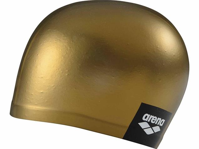 Arena Logo Moulded Silikon Badekappe - gold