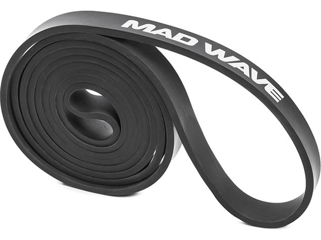 Mad Wave Long Resistance Band Trainingsband black (13.6-22.7 kg)