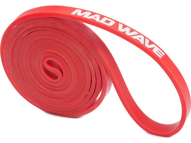 Mad Wave Long Resistance Band Trainingsband red (9.1-15.9 kg)