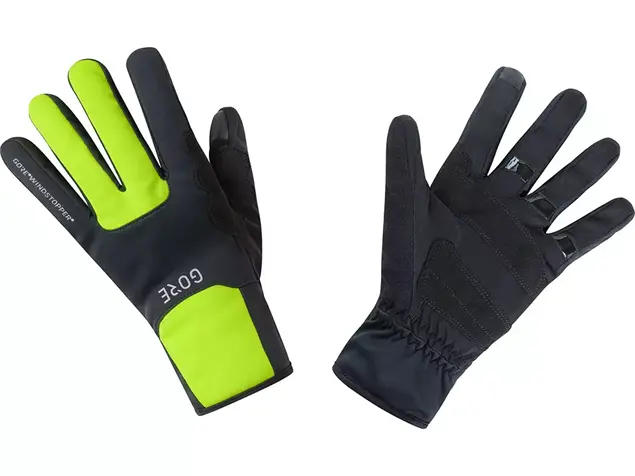 Gore M Windstopper Thermo Gloves Handschuhe - 11 black/neon yellow