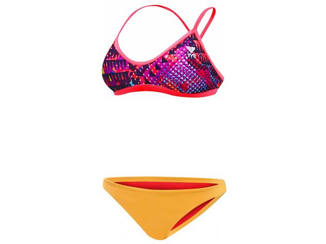 TYR Machu Schwimmbikini Valleyfit Top + Bikini Bottom orange