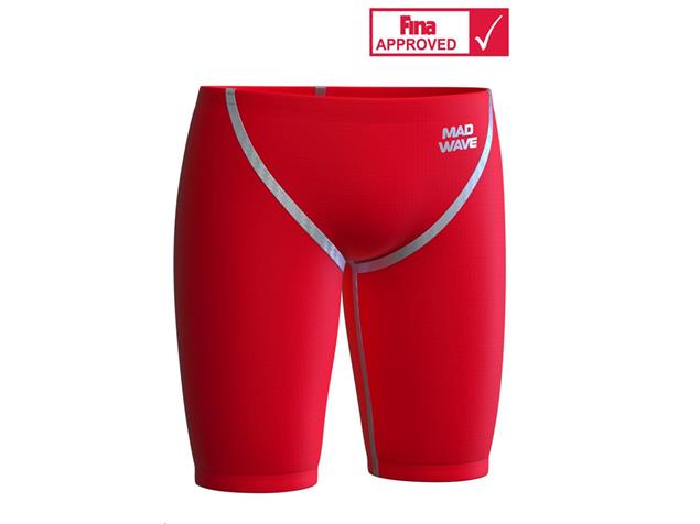 Mad Wave Forceshell Jammer Wettkampfhose red - XS