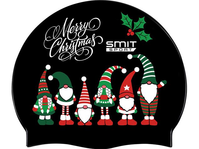 Smit Sport Merry Christmas Badekappe - black
