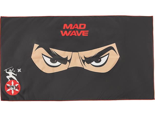 Mad Wave Microfaser Handtuch NINJA - black