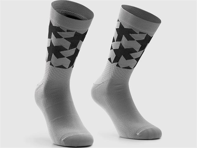 Assos Monogram Evo Socken - 2 garva grey