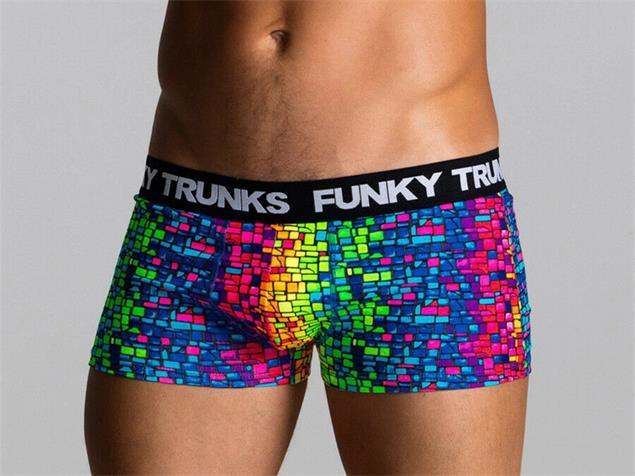 Funky Trunks Mosaic Magic Mens Underwear Trunks - XL