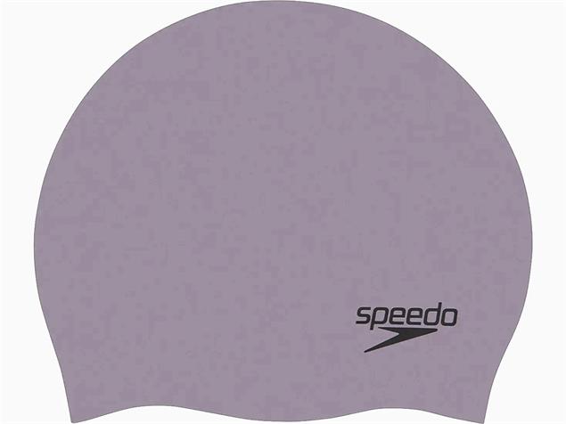 Speedo Moulded Silikon Badekappe - chrome