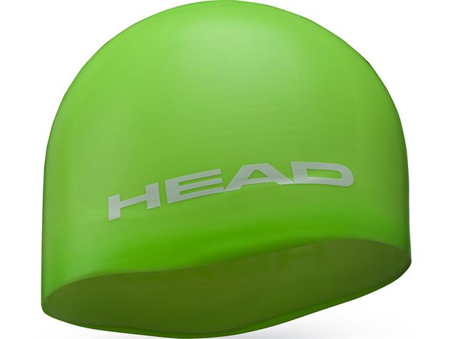 Head Moulded Silikon Badekappe - green