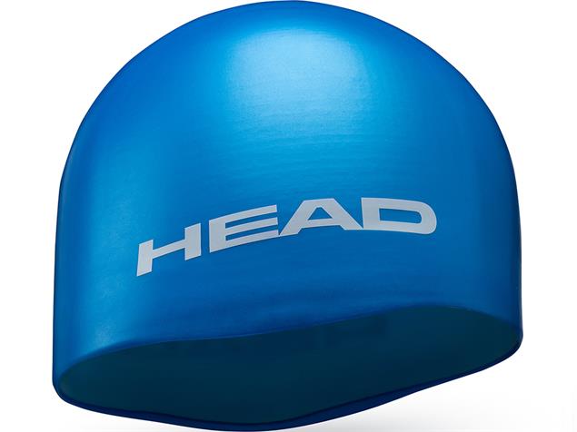 Head Moulded Silikon Badekappe - light blue