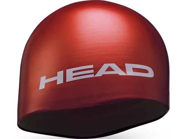 Head Moulded Silikon Badekappe - red