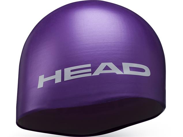 Head Moulded Silikon Badekappe - violet