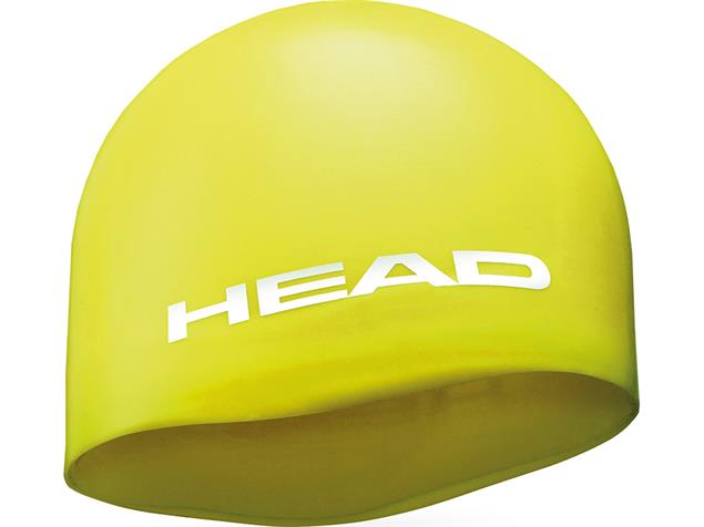 Head Moulded Silikon Badekappe - yellow