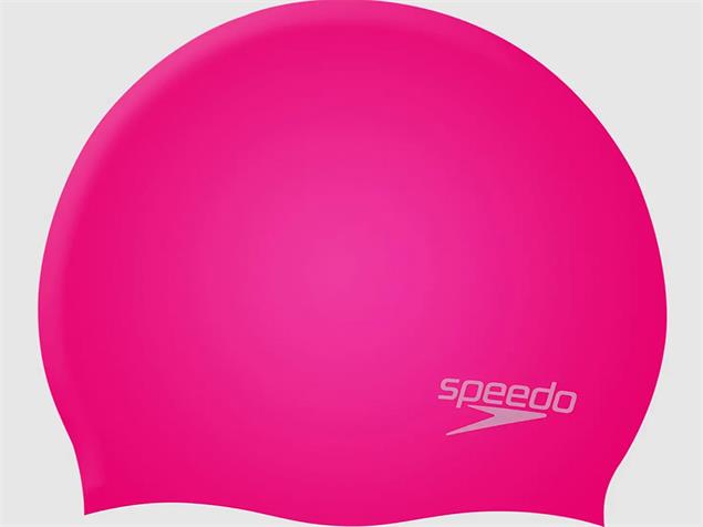 Speedo Moulded Silikon Junior Badekappe - pink