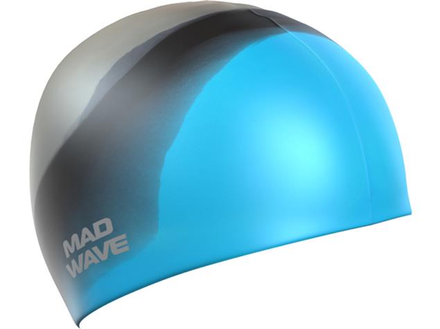 Mad Wave Multi Adult Big Silikon Badekappe Big size - azure