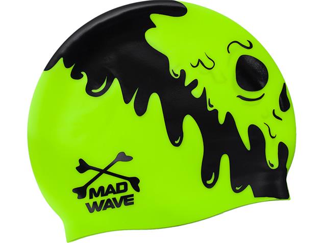 Mad Wave Mummy Junior Silikon Badekappe - green