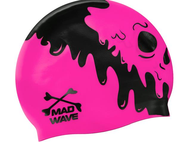 Mad Wave Mummy Junior Silikon Badekappe - pink