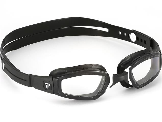 Phelps Ninja Schwimmbrille - black-white/clear