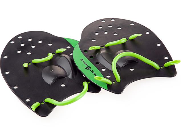 Mad Wave Paddle Pro Hand-Paddles black/green - L