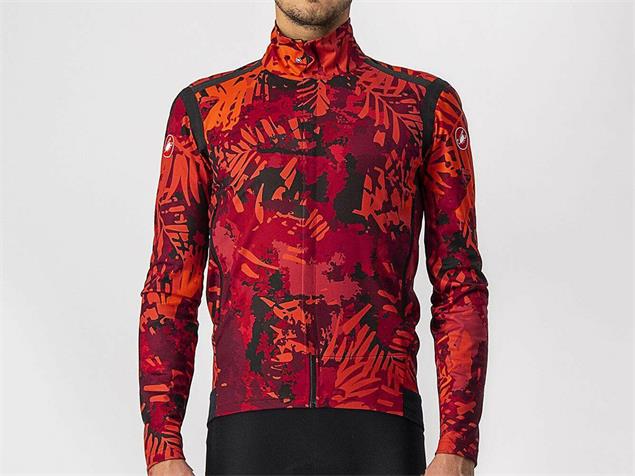Castelli Perfetto RoS Long Sleeve Jacke - XL bordeaux/pro red-black