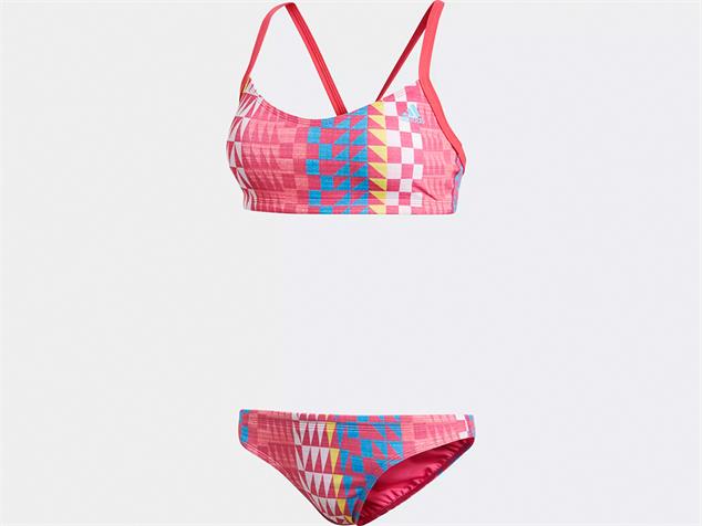 Adidas Performance Graphic Schwimmbikini real pink/bright blue - 38