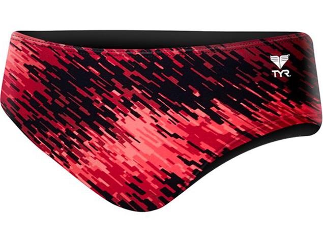 TYR Perseus All Over Racer Brief Badehose red