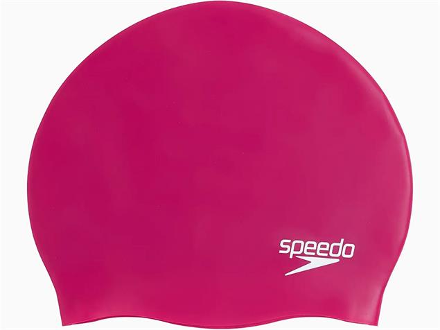Speedo Plain Moulded Silikon Badekappe - pink