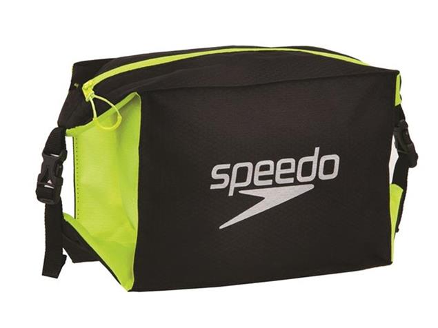 Speedo Pool Side Bag Tasche 5 Liter - black/fluo yellow