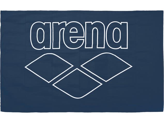 Arena Pool Smart Towel Microfaser Handtuch 150x90 cm - navy/white