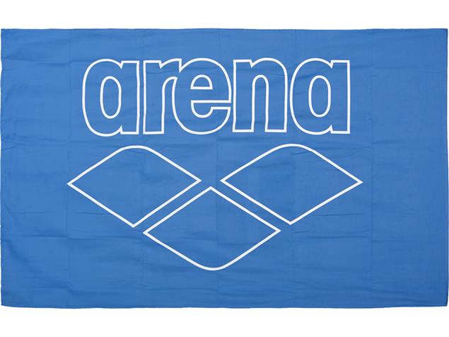 Arena Pool Smart Towel Microfaser Handtuch 150x90 cm - royal/white