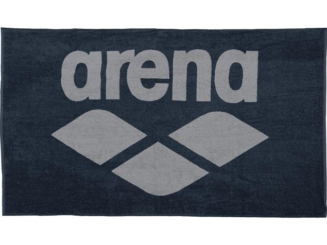 Arena Pool Soft Towel Baumwoll Handtuch 150x90 cm - navy/grey