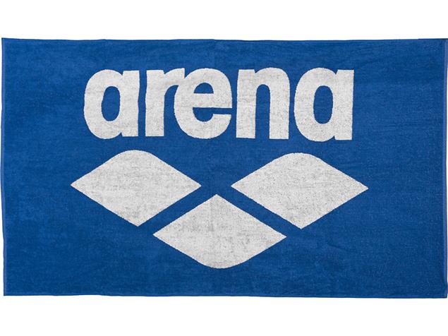 Arena Pool Soft Towel Baumwoll Handtuch 150x90 cm - royal/white
