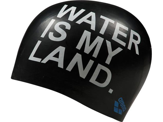 Arena Poolish Moulded Badekappe Water is my Land