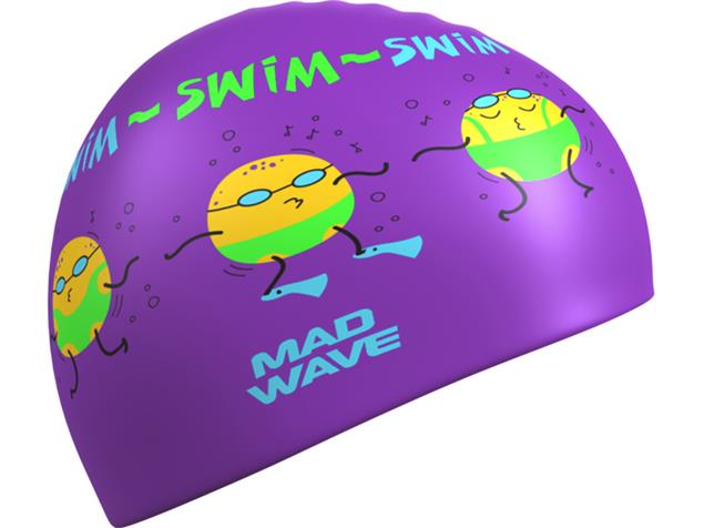 Mad Wave Potato Silikon Badekappe - violet