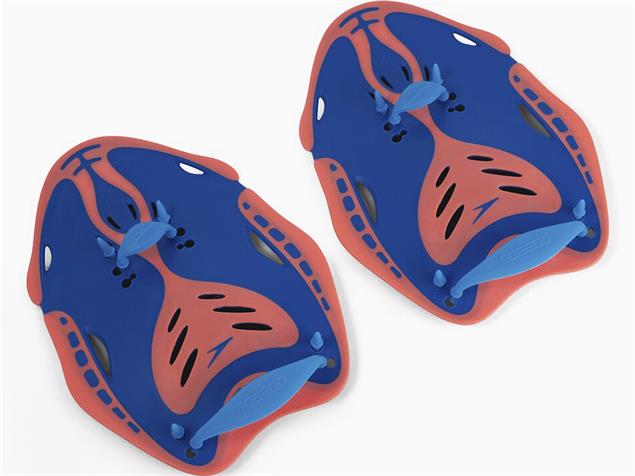 Speedo Power Hand Paddle blue/orange - L