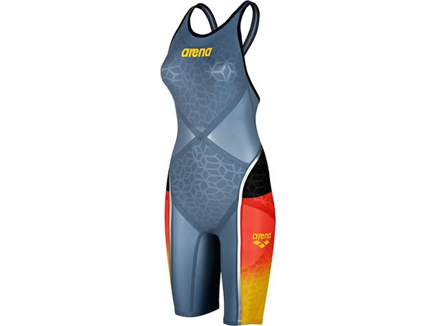 Arena Powerskin Carbon Ultra Wettkampfanzug Sonderedition National Color Germany, Closed Back - 30 bluesteel/silver