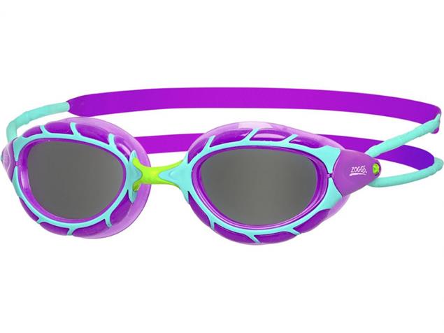 Zoggs Predator Junior Schwimmbrille - purple-light blue/smoke