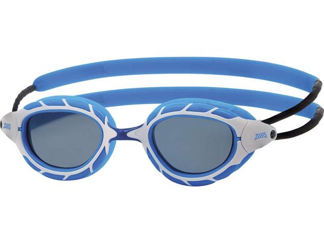 Zoggs Predator Schwimmbrille blue-white/tined smoke - Regular Fit (Large Fit)