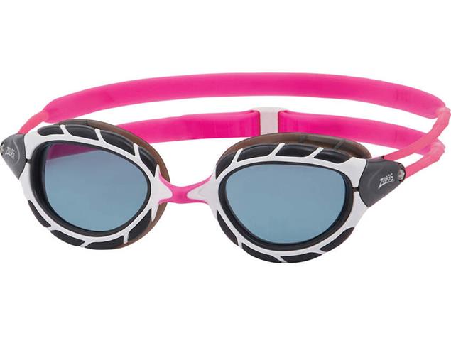 Zoggs Predator Schwimmbrille pink-white/tint smoke - Small Fit