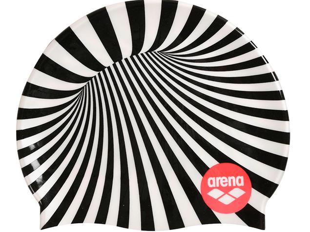 Arena Print 2 Silikon Badekappe - crazy illusion